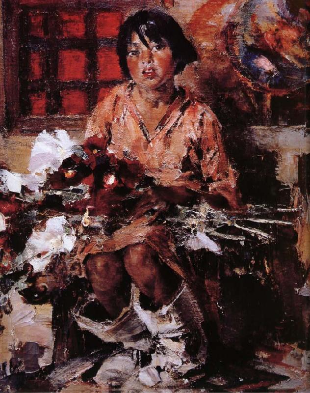 Nikolay Fechin Girl oil painting image